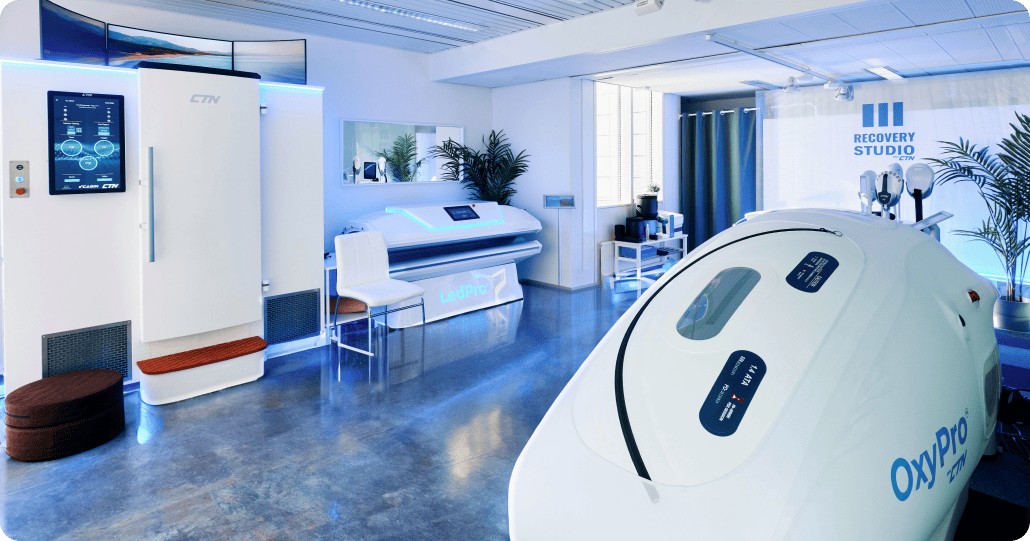 recovery studio with wellness equipment